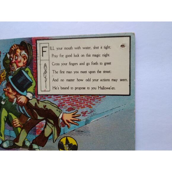 Halloween Postcards, ca. 1900–1920 — The Public Domain Review Nash Antique Halloween Postcard Comic Moundsville West Virginia Vintage 1908